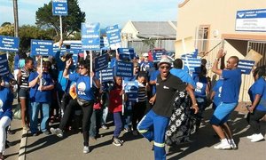 Vredesdagoptog deur Kleinmond